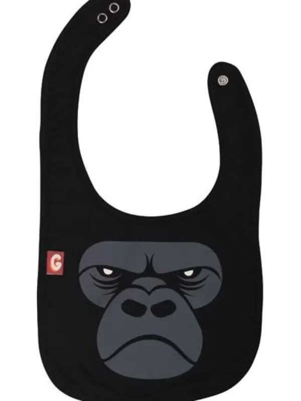 Danefæ Dyrmunchie Bib Black ZOOMGORILLA | Hagesmække
