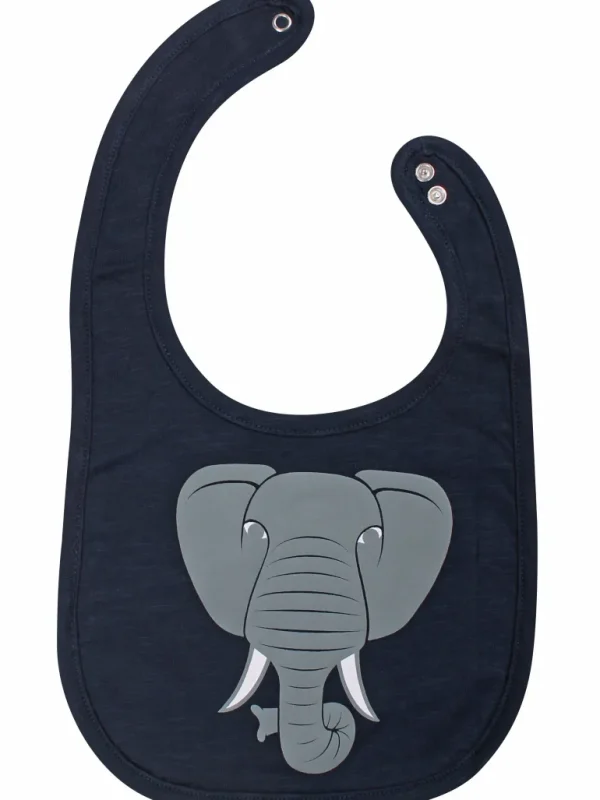 Danefæ Dyrmunchie Bib Dk Navy ELEFANT | Hagesmække