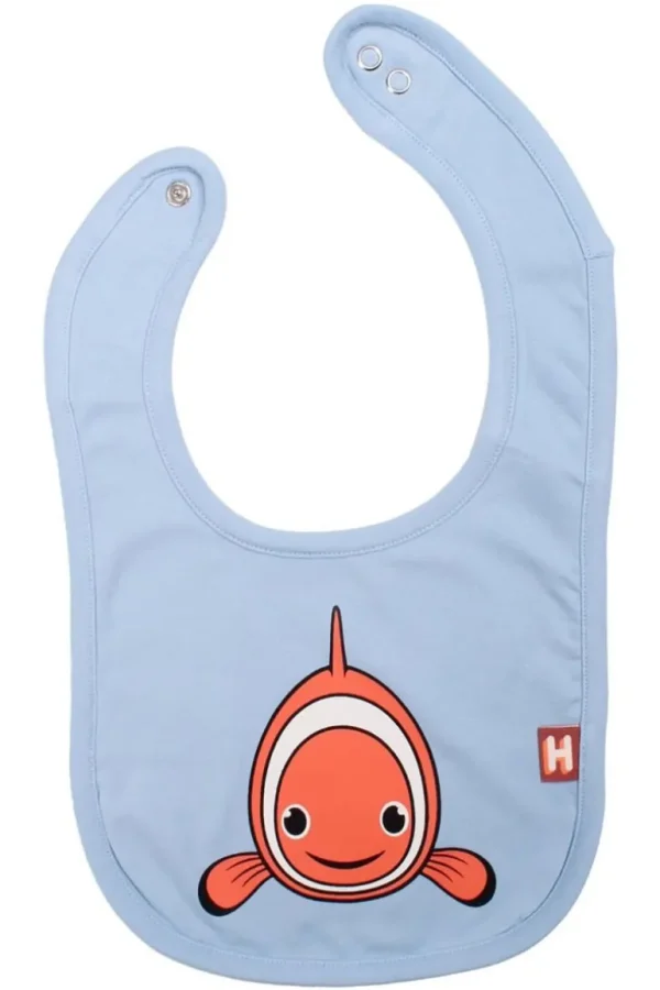 Danefæ Dyrmunchie Bib Pastel Blue KLOVNEFISK | Hagesmække