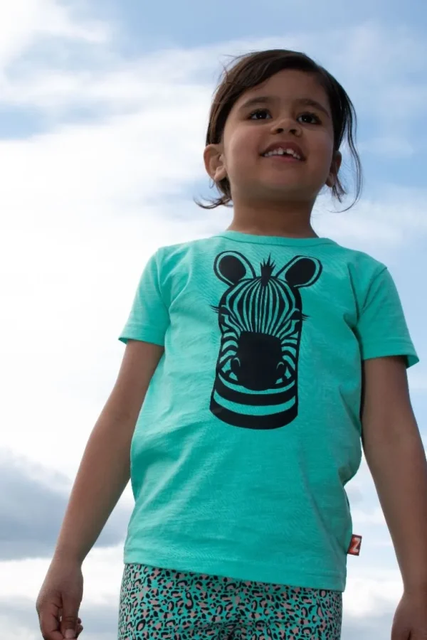 Danefæ Dyrprimate SS NOOS Tropicana ZEBRA | Børn T-shirts