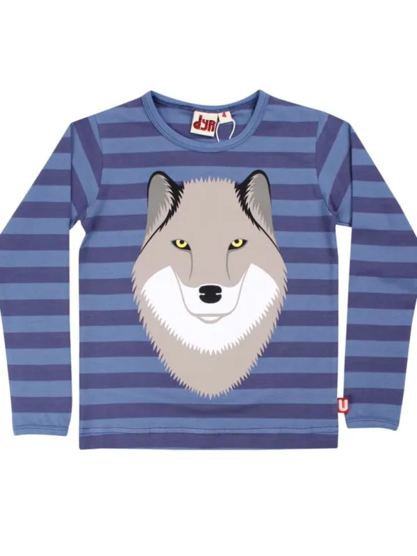 Danefæ Dyrroar T AOP/STRIB Cold Blue/Grey Marine ULV | Børn Bluser