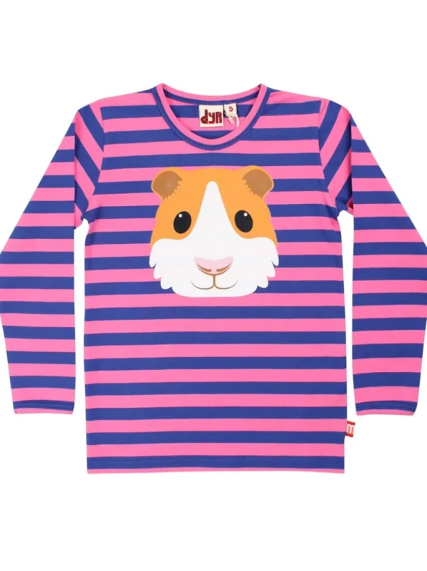 Danefæ Dyrroar T AOP/STRIB Deep Blue/Bright Pink MARSVIN | Børn Bluser