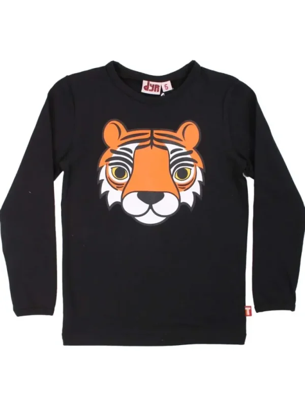 Danefæ Dyrroar T Black TIGER | Børn Bluser