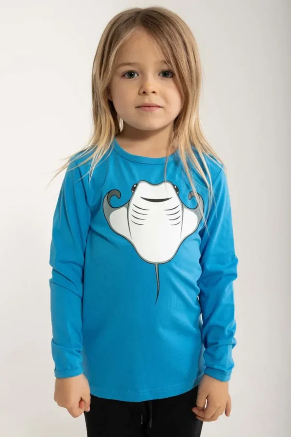 Danefæ Dyrroar T Blue ROKKE | Børn Bluser