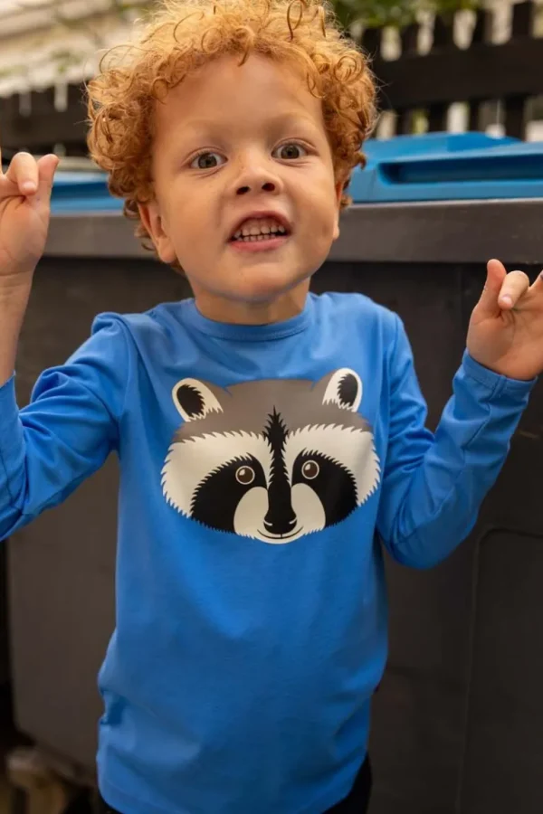 Danefæ Dyrroar T Bright Blue VASKEBJOERN | Børn Bluser