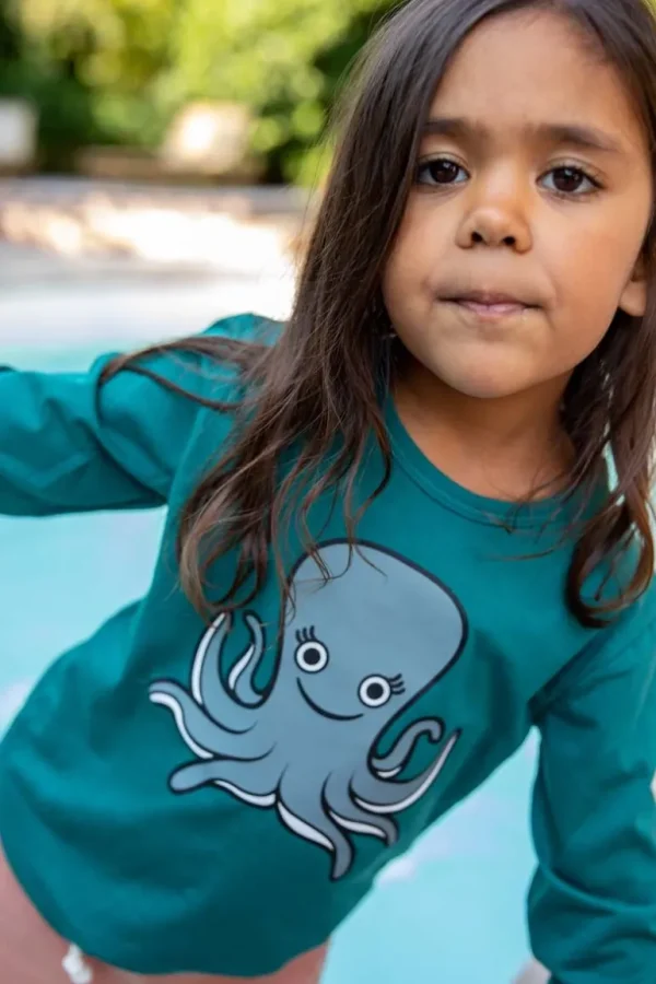 Danefæ Dyrroar T Dark Duck BLAEKSPRUTTE | Børn Bluser