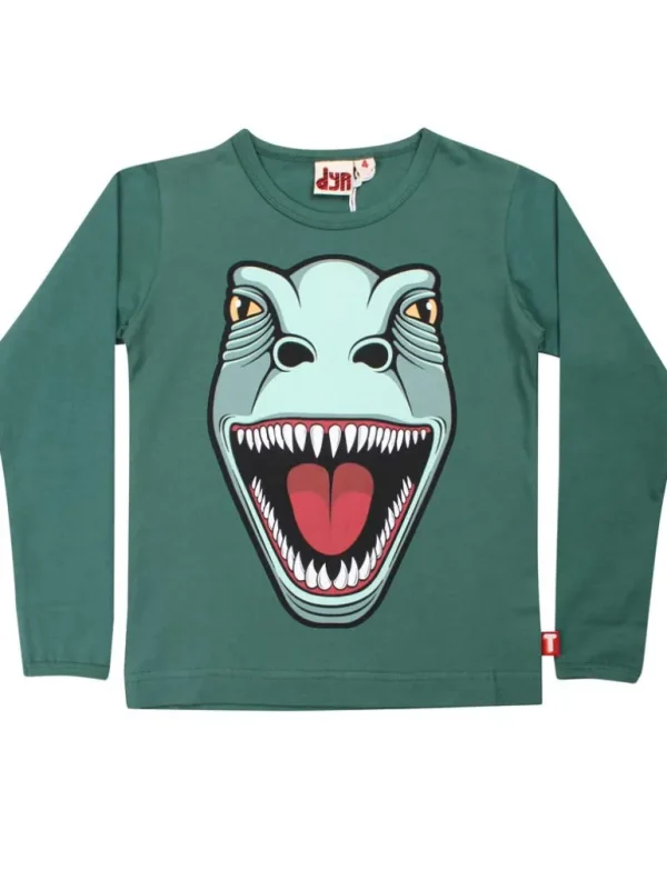 Danefæ Dyrroar T Dark Pine T-REX | Børn Bluser