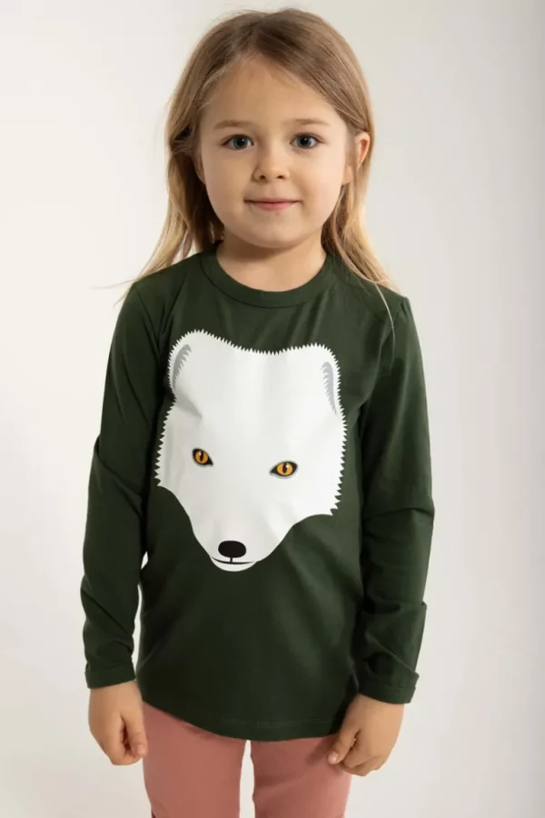 Danefæ Dyrroar T Dk Safari POLARRÆV | Børn Bluser