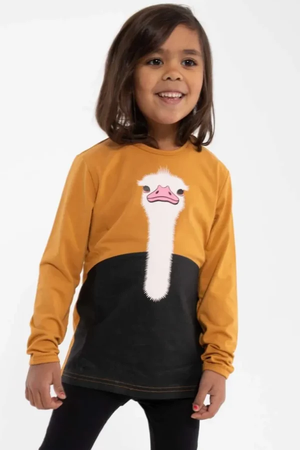 Danefæ Dyrroar T Golden Honey STRUDS | Børn Bluser