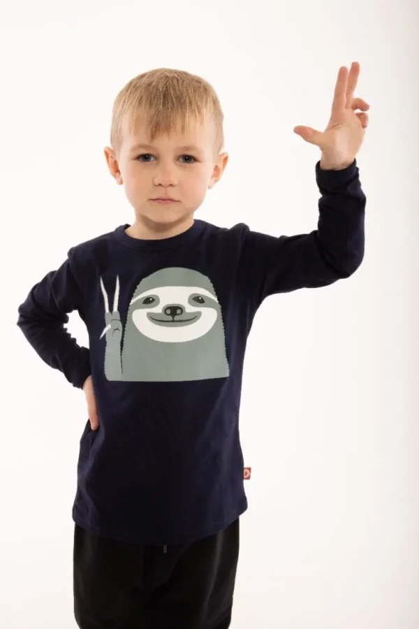 Danefæ Dyrroar T Navy DOVENDYR | Børn Bluser