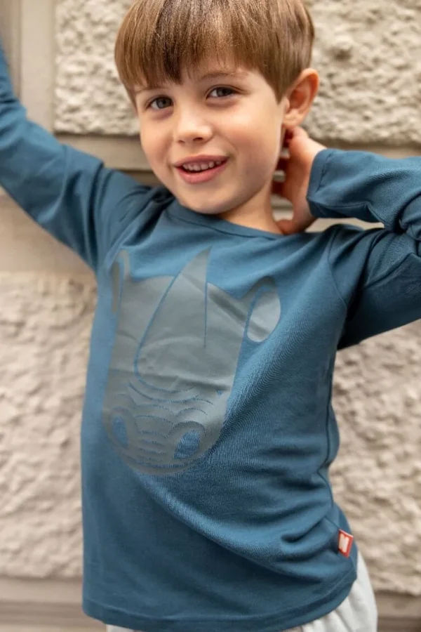 Danefæ Dyrroar T NOOS Dark Ocean NAESEHORN | Børn Bluser