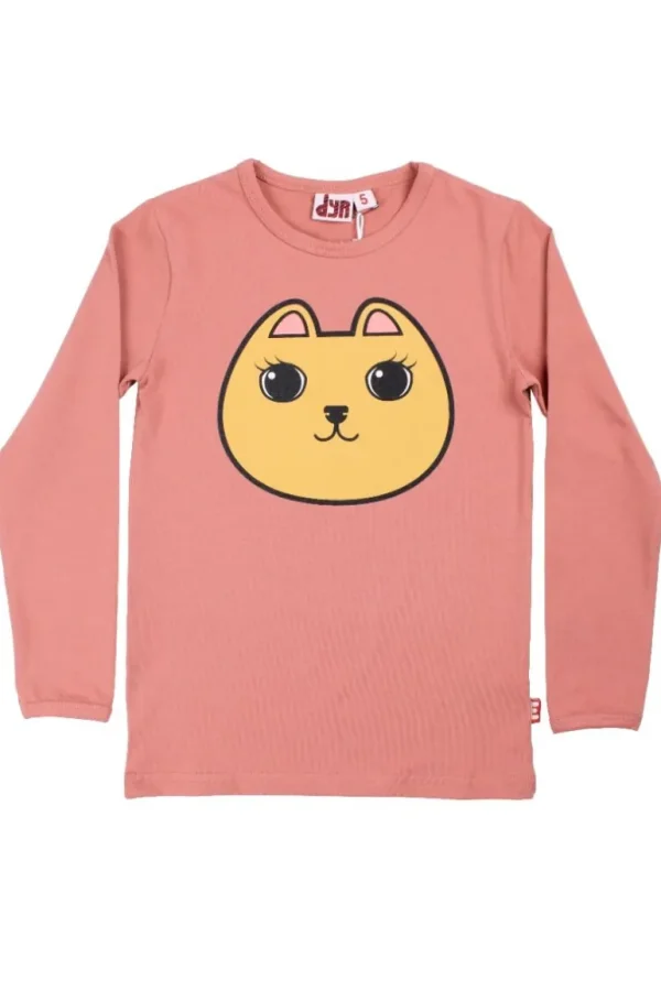 Danefæ Dyrroar T Old Rose ESTHERS KAT | Børn Bluser