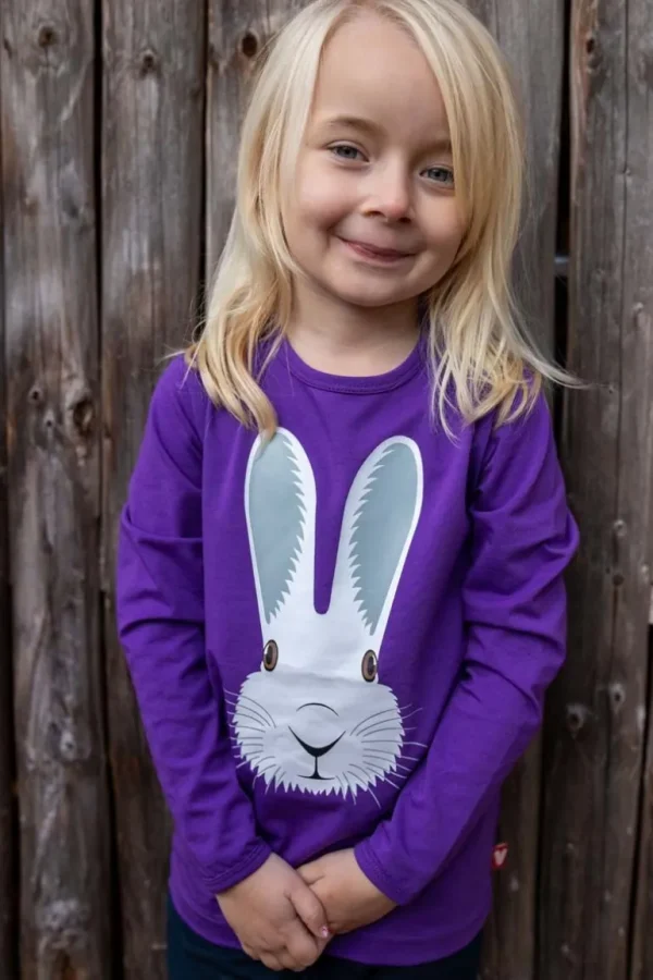 Danefæ Dyrroar T Purple VILDKANIN | Børn Bluser