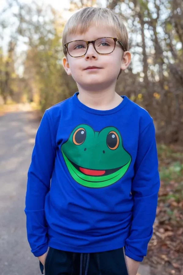 Danefæ Dyrroar T Royal Blue ZOOMFROE | Børn Bluser