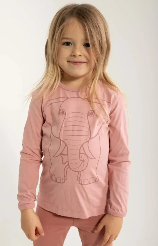 Danefæ Dyrshedding T Soft Rose OUTLINE ELEFANT | Børn Bluser