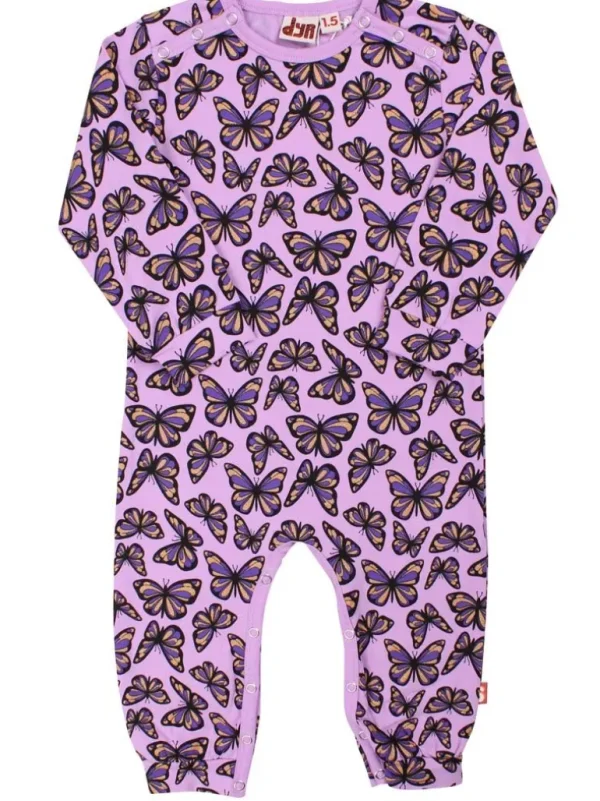 Danefæ Dyrtweet Suit AOP/Strib Soft Viola FLUTTER | Heldragter