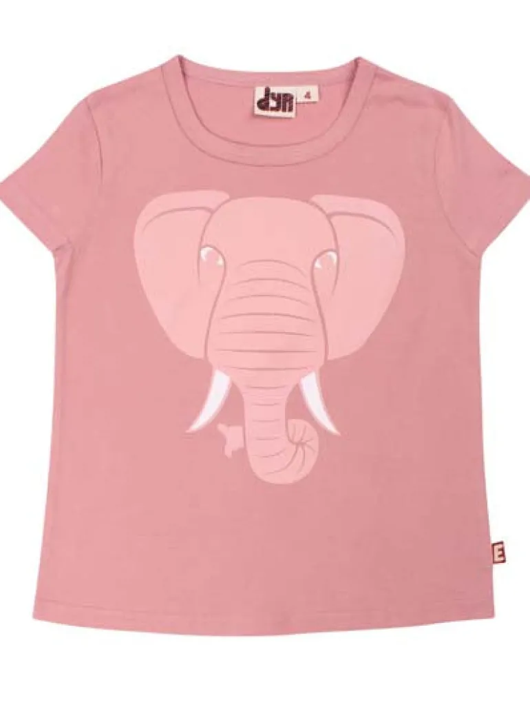 Danefæ Dyrwildlife T NOOS Rose Glow ELEFANT | Børn T-shirts