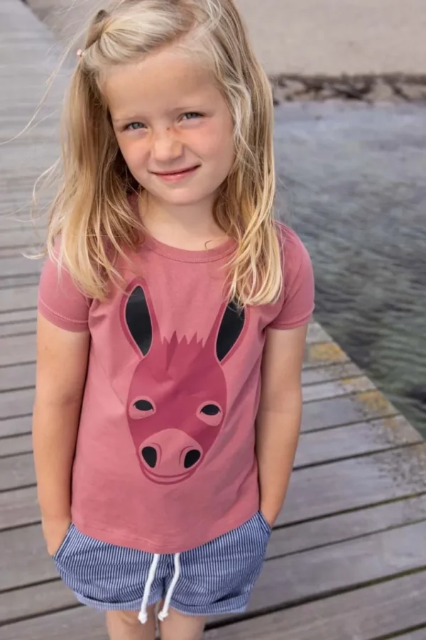 Danefæ Dyrwildlife T Vintage rose AESEL | T-shirts