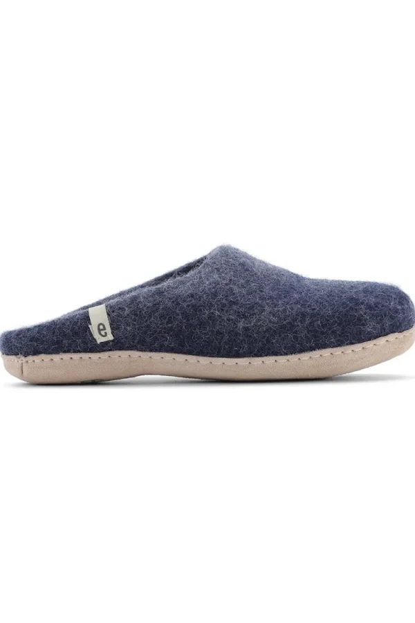 Danefæ Egos Copenhagen Wool Slipper Blue | Dame Hjemmesko