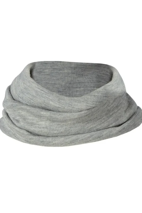 Danefæ Engel Wool Natur Kids Loop Scarf Lt Grey Melange | Børn Uld