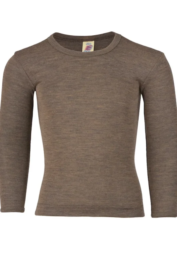 Danefæ Engel Wool Natur Kids Shirt LS | Børn Uld | Bluser