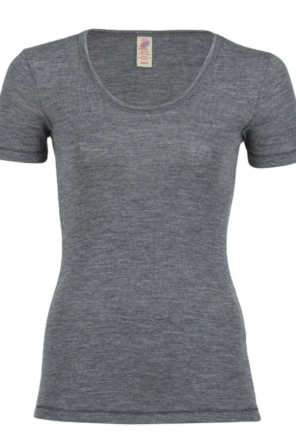 Danefæ Engel Wool Natur Ladies Shirt SS | Dame Undertøj | T-shirts