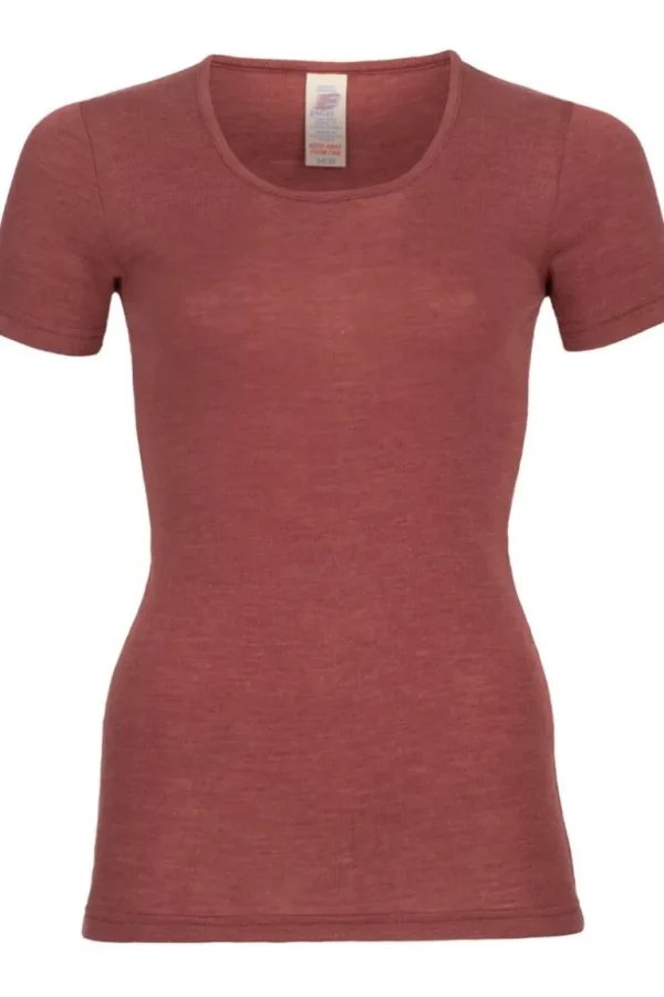 Danefæ Engel Wool Natur Ladies Shirt SS | Dame Undertøj | T-shirts