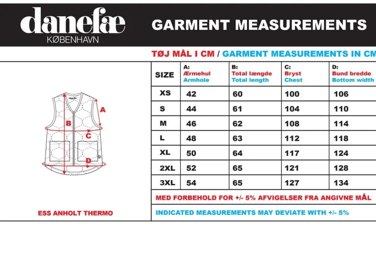 Danefæ ESS - Anholt Midlayer Thermo Vest Dark Khaki | Dame Veste | Termotøj