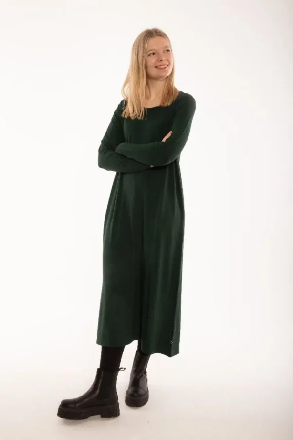 Danefæ ESS - Casandra Dress Black green | Dame Kjoler