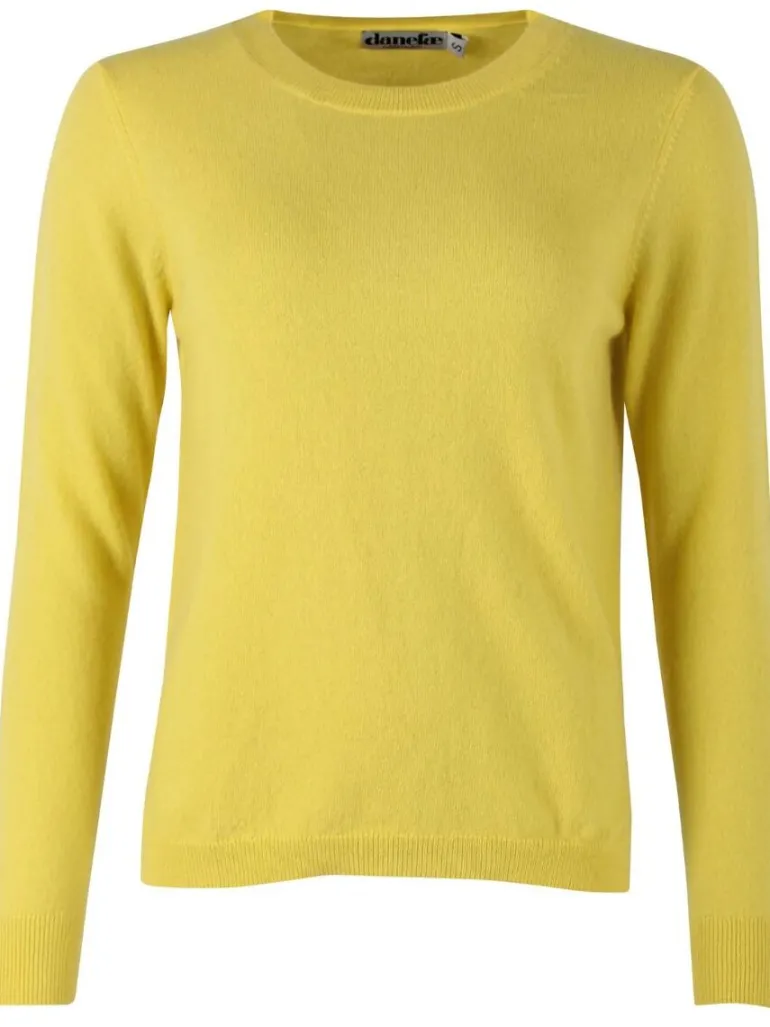 Danefæ ESS - Cashmere Kiss Sweater Wild Yellow | Dame Strik