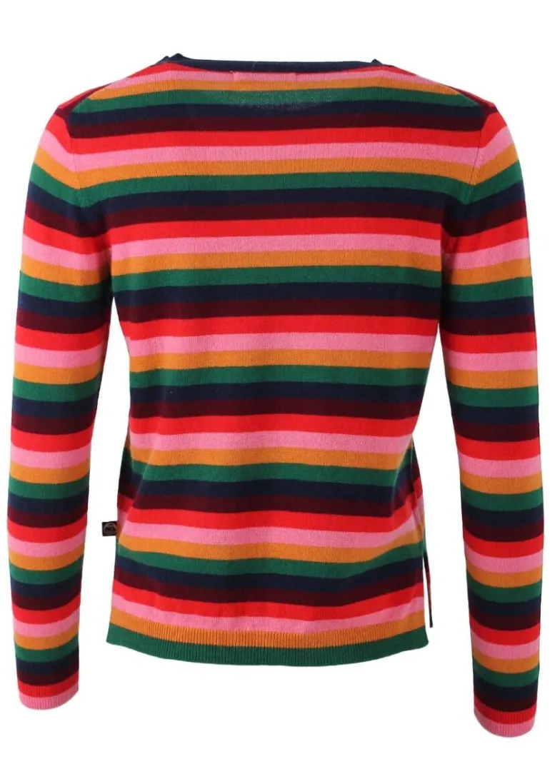 Danefæ ESS - Cashmere Kiss Sweater Fuzzy Rainbow | Dame Strik