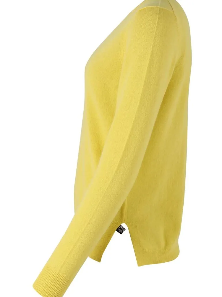 Danefæ ESS - Cashmere Kiss Sweater Wild Yellow | Dame Strik