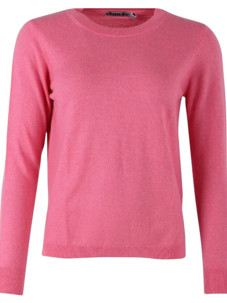 Danefæ ESS - Cashmere Kiss Sweater Pink Sorbet | Dame Strik