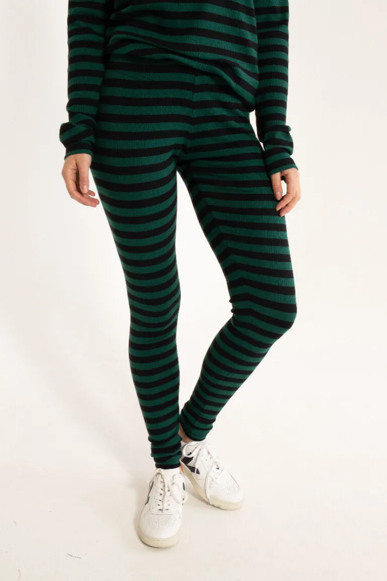 Danefæ ESS - Danebuddy Leggings Dark Duck/Black | Dame Leggings