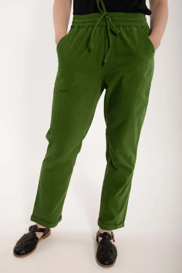 Danefæ ESS - Daneliseleje Cord Pants Fall Jungle | Dame Bukser