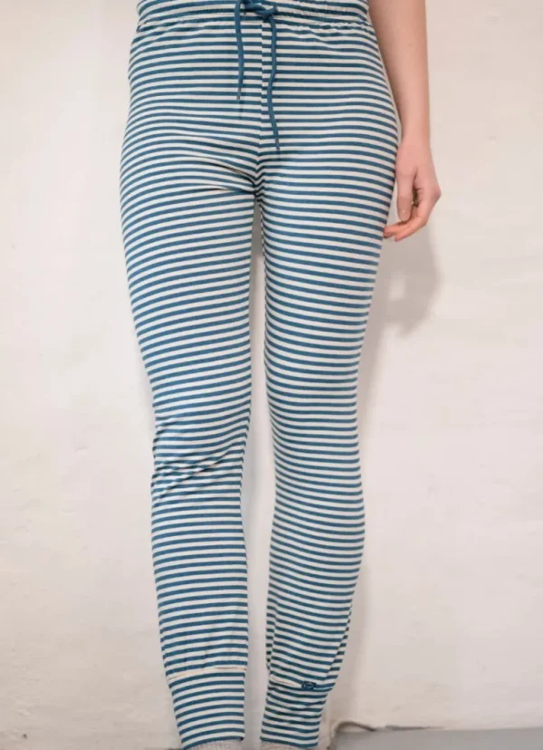 Danefæ ESS - Danesandvig Wool Loungepants Stone Blue/Chalk | Dame Loungepants | Bukser