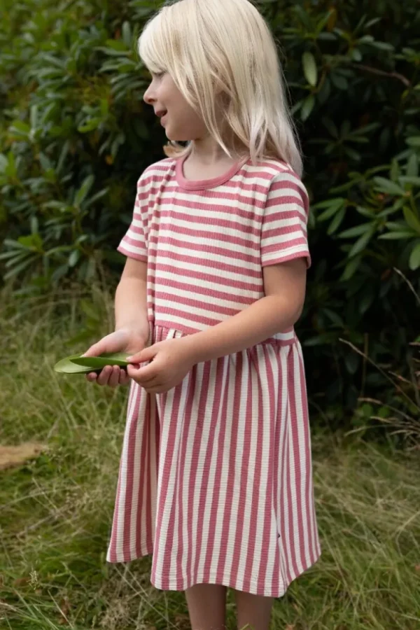 Danefæ ESS - Daneslurpy Dress Old Rose/Chalk | Børn Kjoler