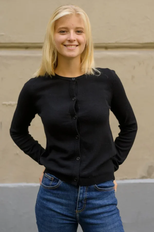 Danefæ ESS - Forget me not Merino Cardigan | Dame Cardigan | Strik