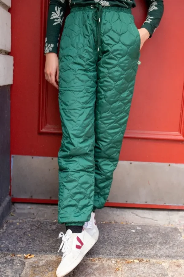 Danefæ ESS - Melby Midlayer Thermo Pants Dark Khaki | Dame Termotøj