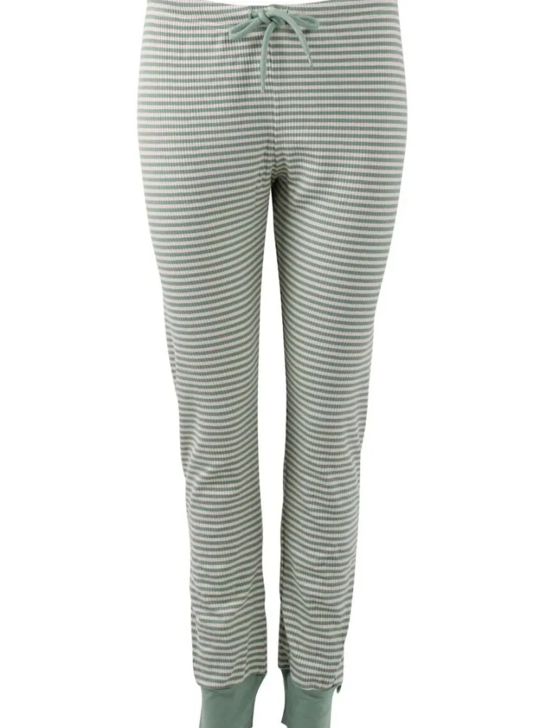 Danefæ ESS - ORGANIC Danesandvig Loungepants Dry Sage/Chalk | Dame Loungepants