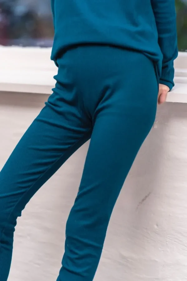 Danefæ ESS - ORGANIC Danesirup Leggings Stone Blue | Børn Leggings | Leggings