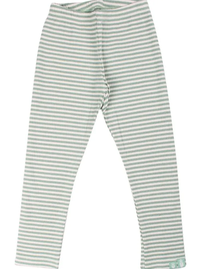 Danefæ ESS - ORGANIC Danesirup Leggings Dry Sage/Chalk | Børn Leggings