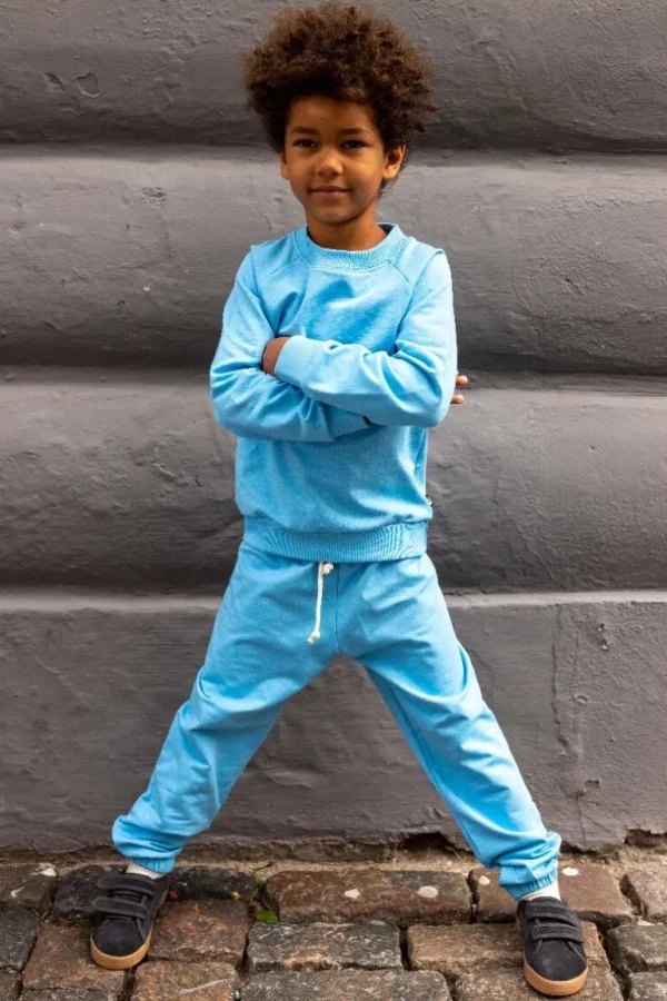 Danefæ ESS - ORGANIC Danevitamin Jogging Pants Baby blue | Børn Bukser
