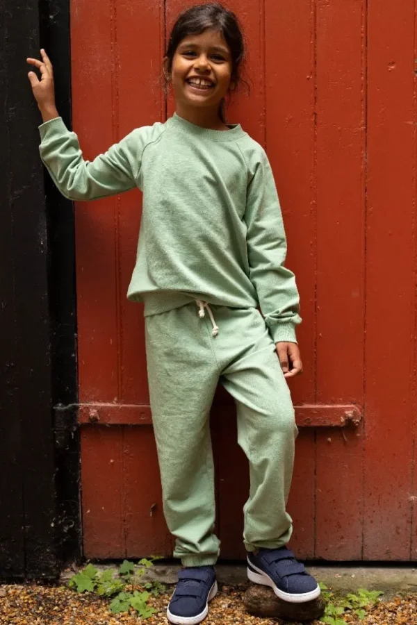 Danefæ ESS - ORGANIC Danevitamin Jogging Pants Dry Sage | Børn Bukser