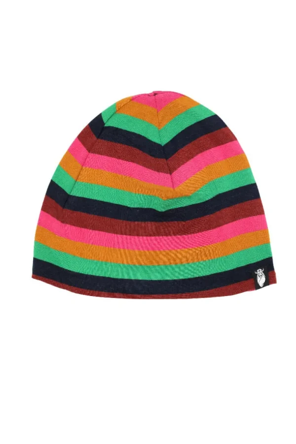 Danefæ ESS - Tibet Wool Beanie Tonic Stripe | Børn Uld | Vanter Og Huer