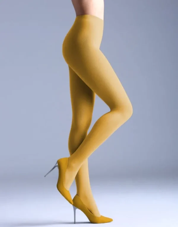 Danefæ Giulia Samba 40 Yellow Moon | Dame Strømpebukser