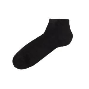 Danefæ Joha Bamboo Short Socks w.terry Black | Dame Strømper