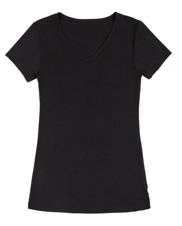 Danefæ JOHA Blouse SS Sara Wool/Silk | Dame T-shirts