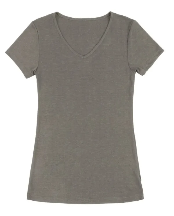 Danefæ JOHA Blouse SS Sara Wool/Silk | Dame T-shirts