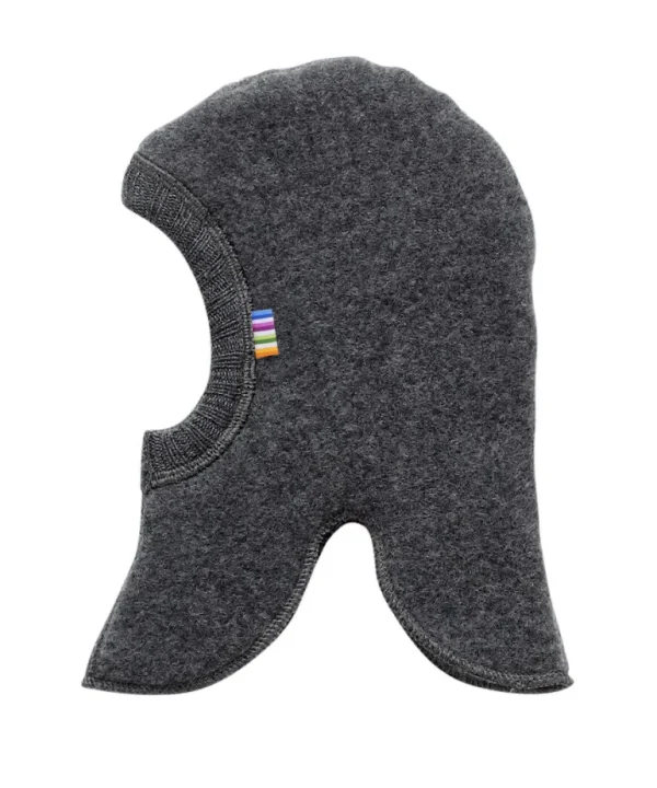 Danefæ JOHA Elefanthue Uld Fleece Koks Melange | Børn Uld | Vanter Og Huer